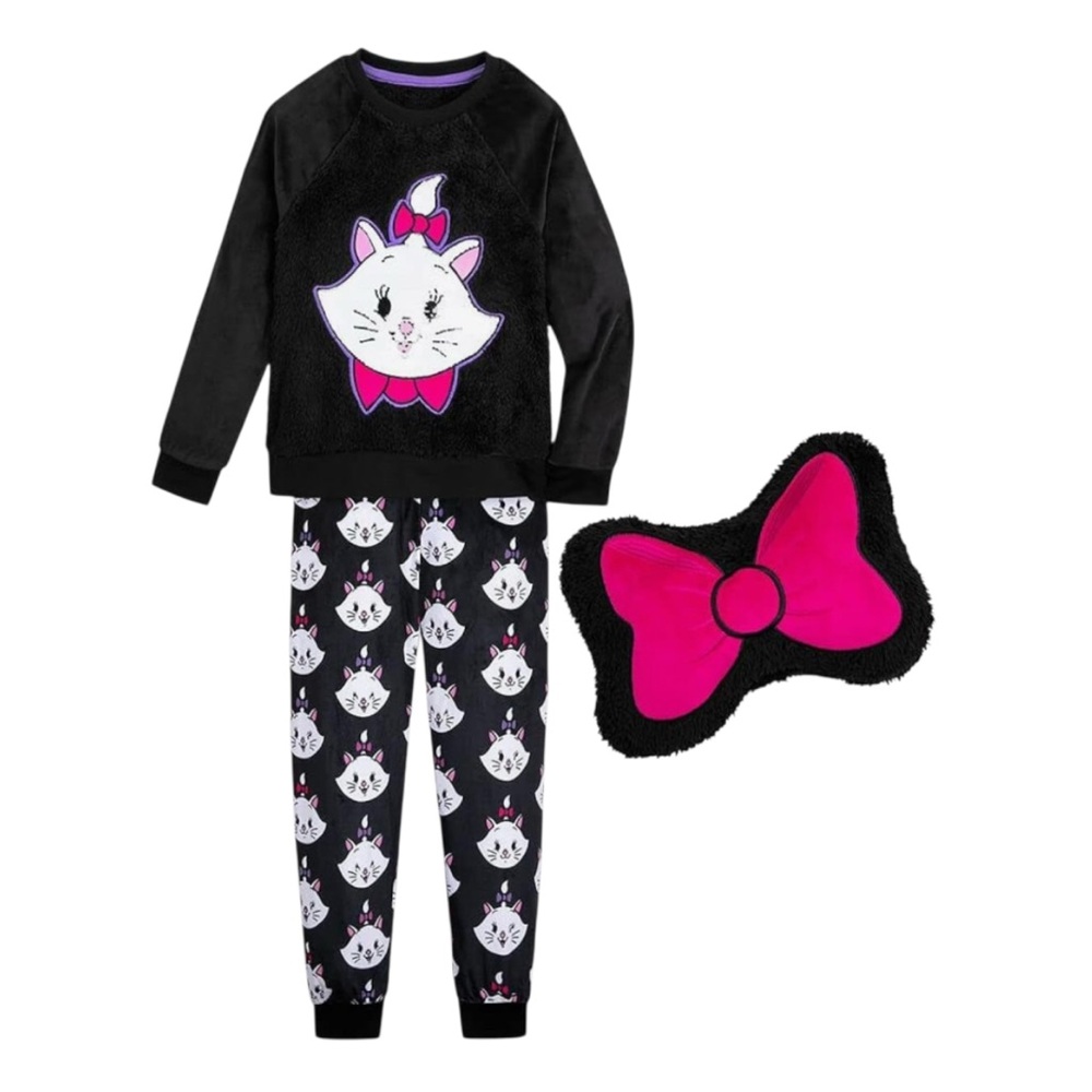 Original Disney Parks Size 5/6 MARIE Aristocats Disney Pajama's & Pillow NWT